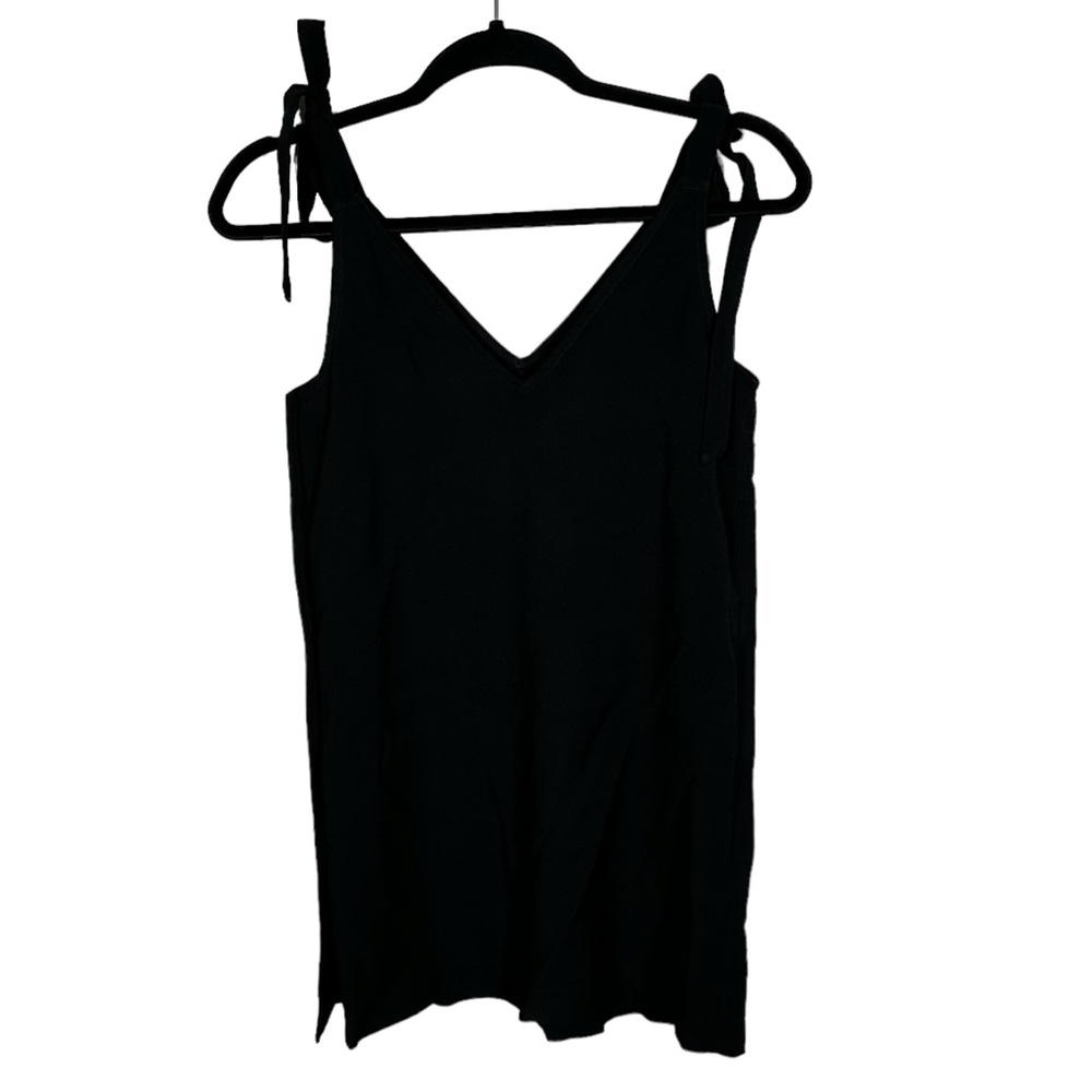 Topshop Black Side Buttons Mini Dress - Picture 3 of 7